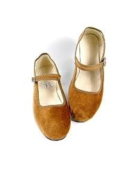 Samt-Ballerina CHINA FLAT camel