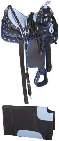 NEW Beautiful Synthetic Ostrich Western Show Nice Horse Saddle Tack Set