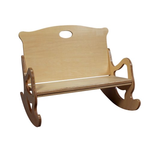 Kitchen: Kids' Secured Puzzle Rock Bench   Natural