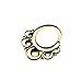 UMBRELLALABORATORY Tribal Organic Septum Nose-Ear-Lip Ring Earring Body Piercing Jewelry clicker w 80