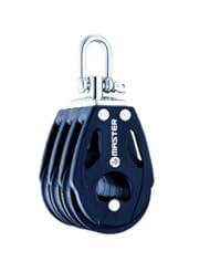 Master #BB-0405F 40mm Triple/Swivel Sailboat Ball Bearing Block