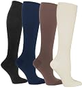 Compression Socks | Womens Compression Stockings Assorted 4 Pack