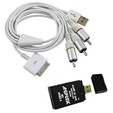 6FT USB Composite AV TV RCA Video Cable for Apple iPhone 3G 16GB, 8GB w/ AGPtek USB All in one card reader 6FT USB Composite AV TV RCA Video Cable for Apple iPhone 3G 16GB, 8GB w/ AGPtek USB All in one card reader