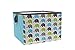 Bacati - Elephants Aqua/Lime/Grey Storage Tote Large 14 x 14 x 10 inches