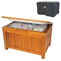 Igloo Weather Resistant Eucalyptus Wood Box Cooler