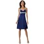 Formal Evening Gown. Cocktail Dress for Prom, Party, Wedding by Sean Collection (70105) Navy