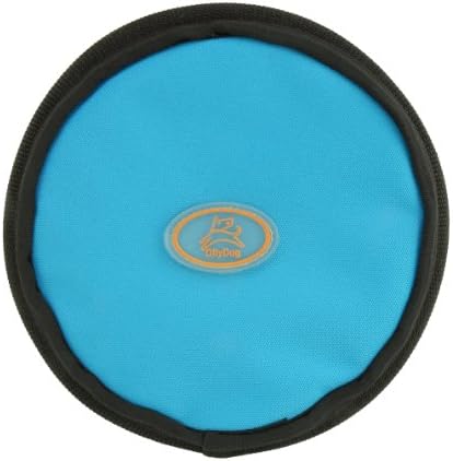 OllyDog The Olly Flinger Throw Disc Frisbee, Blueberry