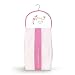 Fao Schwarz Posey Diaper Stacker Pink Floral Design 100% Cotton Sateen