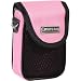 LUPO Digital Camera Case Bag (for Canon, Fuji, Sony, Panasonic, Samsung, Nikon, Pentax, Lumix, Kodak, Olympus & all other Compact Digital Cameras - Internal Size: 100 x 65 x 35mm) PINK