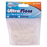 Two in one dental floss and tooth picks (pack of 50)