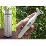 IMAGE OF Model ES412 Cleancut Personal Shaver AND a Cleancut Model PS335 Cleancut T Handle Trimmer Combo