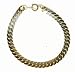 Gold chain link bracelet