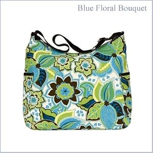 OiOi Designer Floral Hobo Diaper Bag (Color=Please Select)