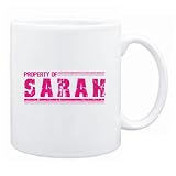 New  Property Of Sarah Retro  Mug Name