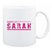 New  Property Of Sarah Retro  Mug Name
