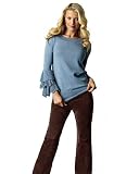 Wide-neck tunic sweater