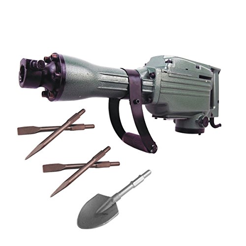 Neiko 6 Piece Electric Jack Hammer with Extra Spade and Chisels