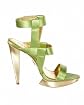 Evelyn Satin Ankle Strap Sandal Product Image