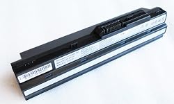 Replacement Netbook Battery for LG X110 series MSI laptop Wind U100X Series 9-cells Black 7200mAh High Capacity