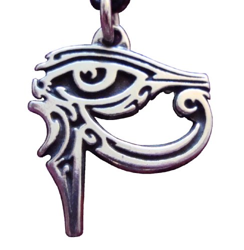 Silver-tone Pewter Egyptian Udjat Pentant Eye of Horus Ra Necklace Jewelry Silver-tone Pewter Egyptian Udjat Pentant Eye of Horus Ra Necklace Jewelry