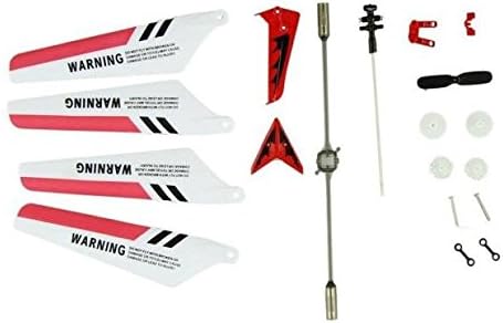 Lacaca New Red Full Set Replacement Spare Parts for Syma S107 RC Helicopter