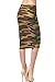82 Days Women'S Ponte Roma Printed Regular To Plus Below Knee Pencil Skirt - Print