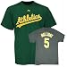Matt Holliday Oakland Athletics Green Name and Number A's T-Shirt by Majestic