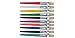 Charles Leonard Brushes, Stubby Flat, Green, Black, Blue, Red, Turqouise, Orange, Purple, Yellowl, White, Brown, 10/Set (73290)
