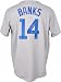 Ernie Banks Autographed Jersey | Details: Chicago Cubs, Majestic, HOF 77 Inscription