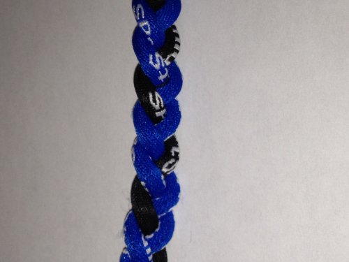 Titanium Germanium Tornado Baseball Necklace - 20