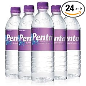 Penta Water Purified, .5 LT Bottles (Pack of 24)