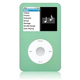 Simplism iPod classic 80GB用シリコンケース(グリーン) TR-SCCL80-GR
