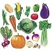 Vegetables - Pre-Cut Flannelboard Figures