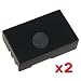 2X LI-ION BATTERY FOR NIKON EN-EL9 D40 D40X ENEL9 D60
