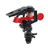 uxcell スプレーノズル　レッド　プラスチック製　ブラック　シルバートーン　メタル　工場システム