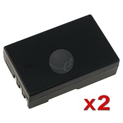 2X LI-ION BATTERY FOR NIKON EN-EL9 D40 D40X ENEL9 D60