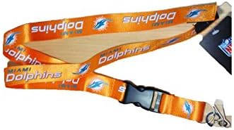 Miami Dolphins Orange Lanyard