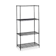 Safco 36"x24" Industrial Wire Shelving in Black