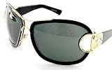 New Authentic GUCCI GG 2930 S 2930S RFPP9 SUNGLASSES GRAY LENS & BLACK GOLD FRAME SIZE... by 