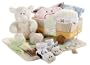 Baby Aspen My Li'l Farmhouse Wagon Plush Toy and Layette Gift Set in Wooden Wagon
