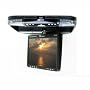 XO Vision GX2148 9-Inch Wide Screen Overhead Monitor with Built-in DVD Player, USB and SD Card Inputs, and FM Transmitter