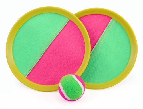 Velcro Toss and Catch Game with Ball & Grip Mitts