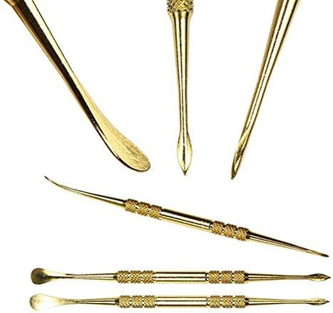 BAKE4LIFE "Golden" Dab Tool - 4.75 Inch Concentrate Wax Tool / Dabber