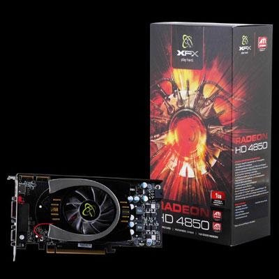 XFX ATI Radeon HD 4850 1 GB DDR3 VGA/DVI/HD MI PCI-Express Video Card HD485XZNFC