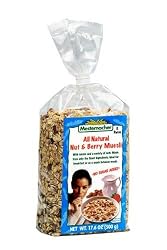 Mestemacher Natural Nut & Berry Muesli, 17.6-Ounce Bag (Pack of 2)