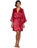 Intimo Women's Poly Charmeuse Robe