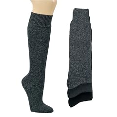 3 Paar Thermo-Kniestr�mpfe aus Vollpl�sch und superwarm
