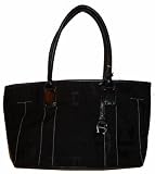 Women's Etienne Aigner Purse Handbag Modern Tote Collection Black