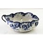 GZHEL Leaflet Salad Dish [Made in Russia. Size: 8 x 5 x 2.5 inches (21 x 13 x 6.5 cm). Material: porcelain. Hand-painted artist's work] [The surprising beauty of the Leaflet salad dish comes from its ultra-fine porcelain. Covered in the classic blue and white colors of Gzhel, this dish is also coated in a special glaze to protect it from time and surface damage. All of our Gzhel designs are hand-painted, therefore every single piece is individual and no design can be precisely replicated. Leaflet makes a fantastic decoration for your kitchen, an addition to your Gzhel collection, or a gift for a friend]