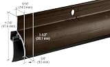 CRL Dark Bronze Anodized Door Sweep-Rain Drip Combination for 36 Door by CR Laurence